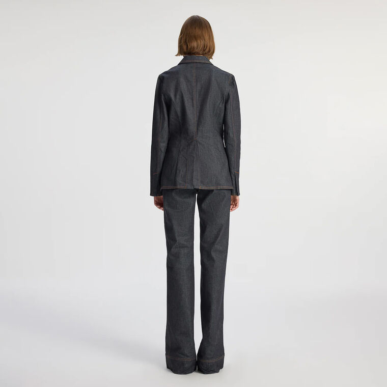 Stevie Raw Denim Jacket image number null