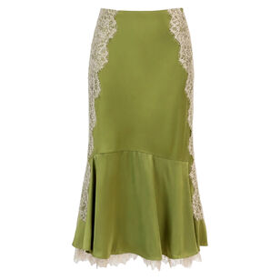 Esme Satin Liore Midi Skirt