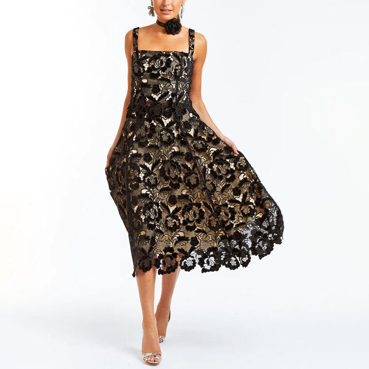 Torta Velvet Lazer Cut Lace Skirt image number null