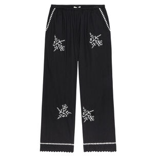 The Weekend Pant With Hanky Embroidery