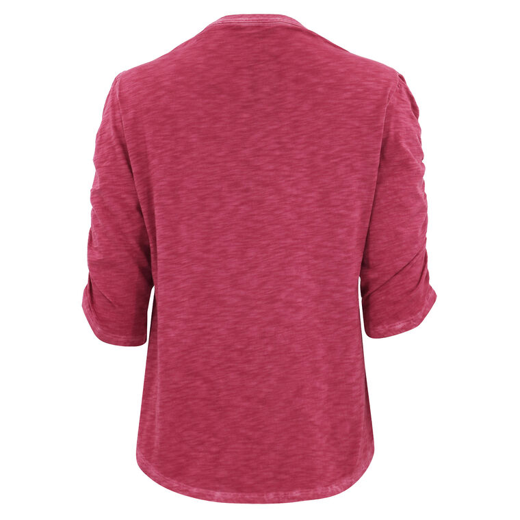 Waldorf Ruched-Sleeve Tee image number null