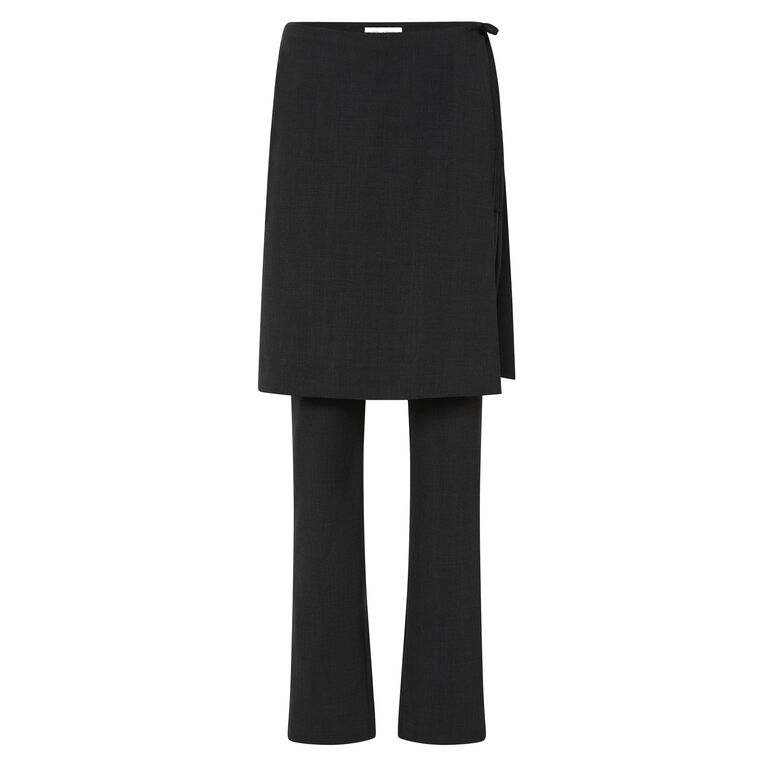 Wool Sarong Pants image number null