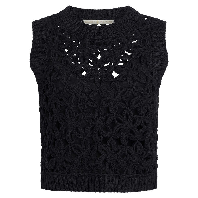 Thea Cropped Shell Top image number null