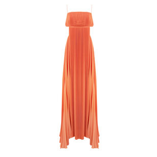 Varranza Sleeveless Pleated Gown