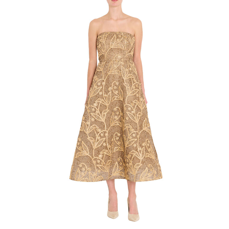 Petunia Beaded Lace Dress image number null