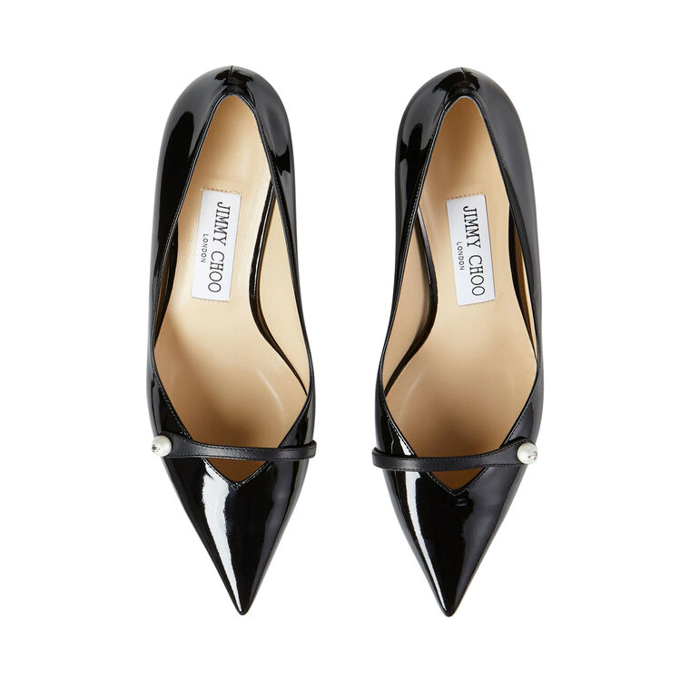 Rosalia 65mm Pearly-Strap Pointed Toe Pump image number null