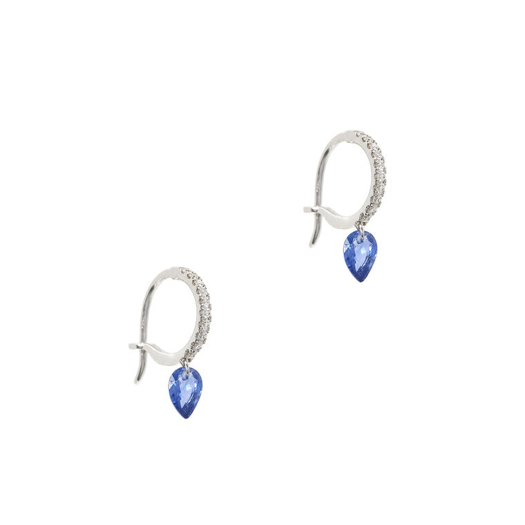 Sapphire Drop Earrings image number null