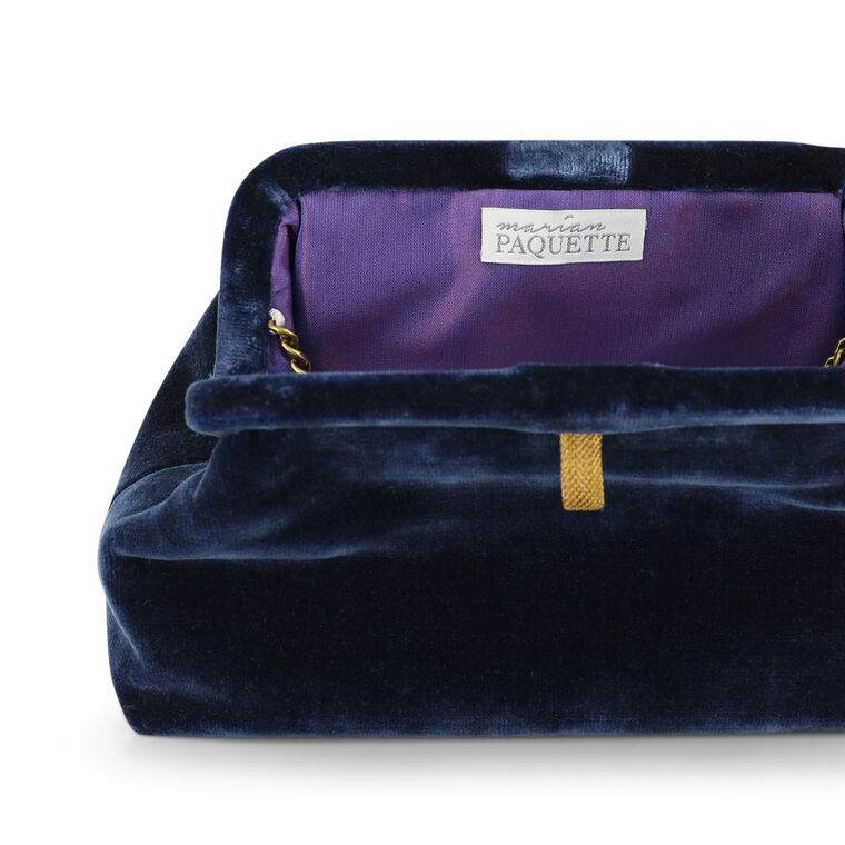 Liette Velvet Clutch image number null