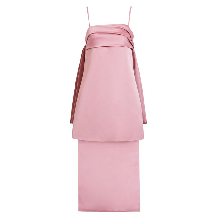 Cleo Sleeveless Mini Dress With Bow Train image number null