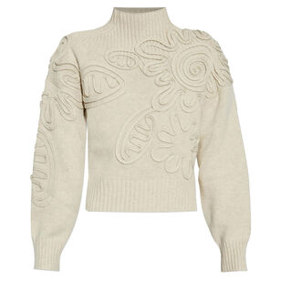 Deva Long Sleeve Knit Turtleneck Sweater