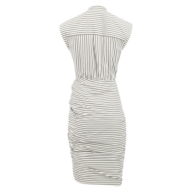 Ruched Shirt Dress image number null