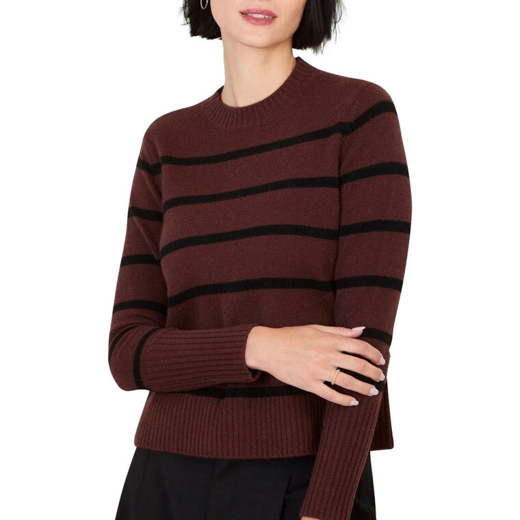 Jane Cashmere Crewneck Sweater image number null
