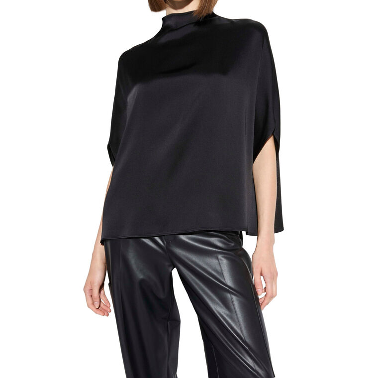 Satin Cape Tee image number null