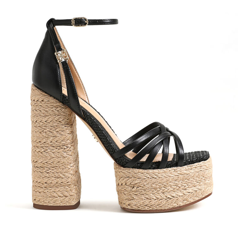Kade Raffia Platform Sandal image number null