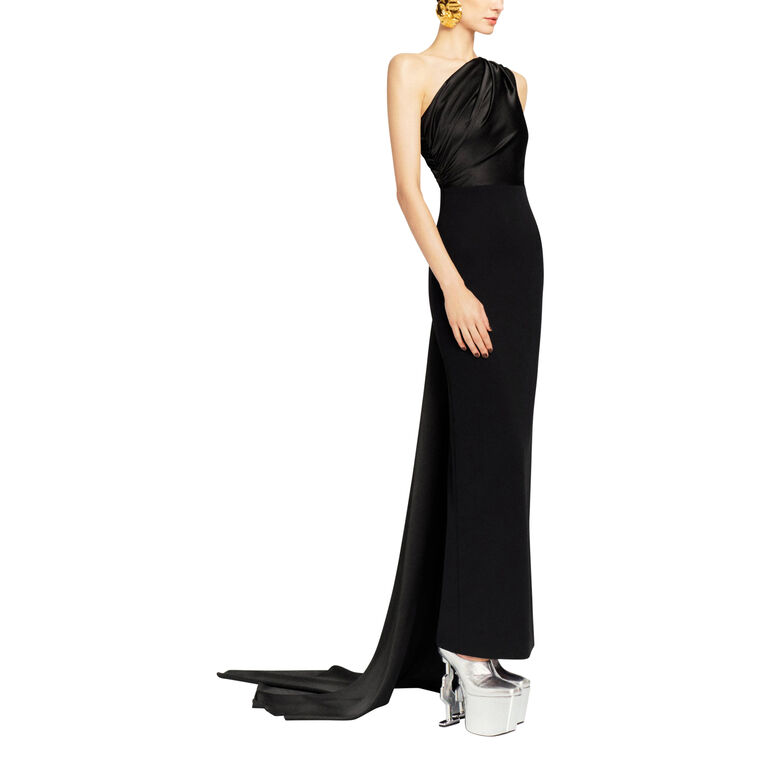 Yeva One Shoulder Maxi Dress image number null