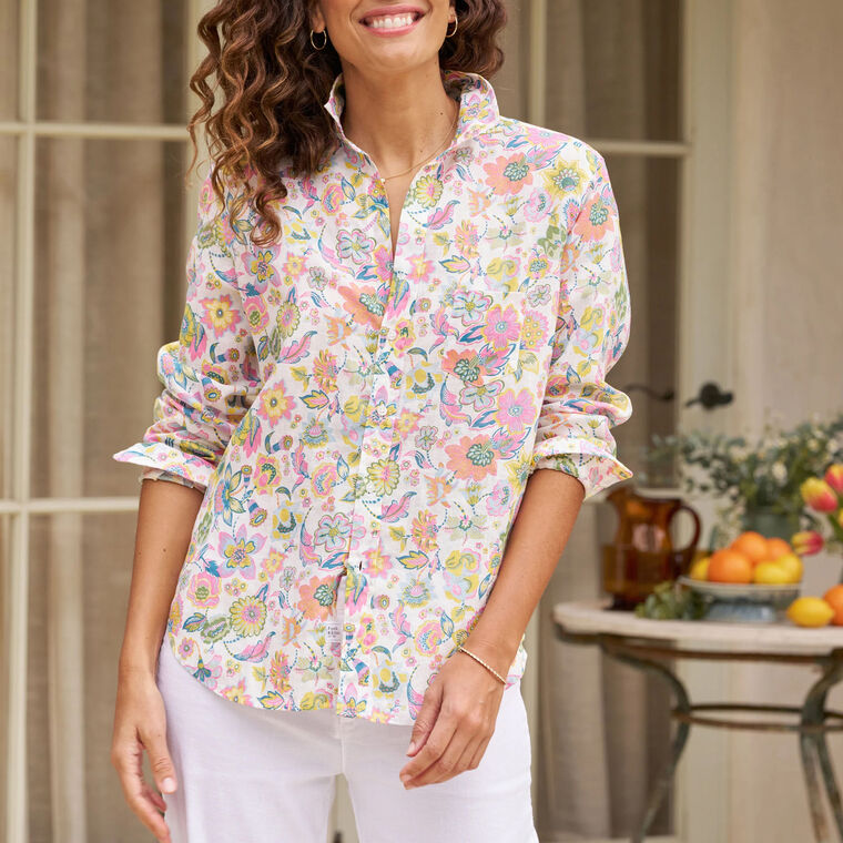 Eileen Relaxed Button-Up Shirt image number null