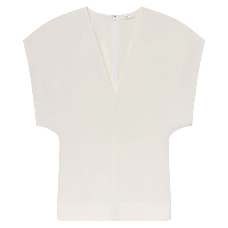 Fay Flutter Sleeve Linen Top image number null