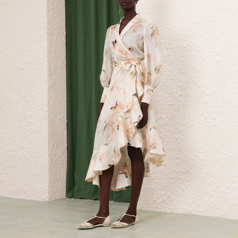 Wrap Midi Dress image number null