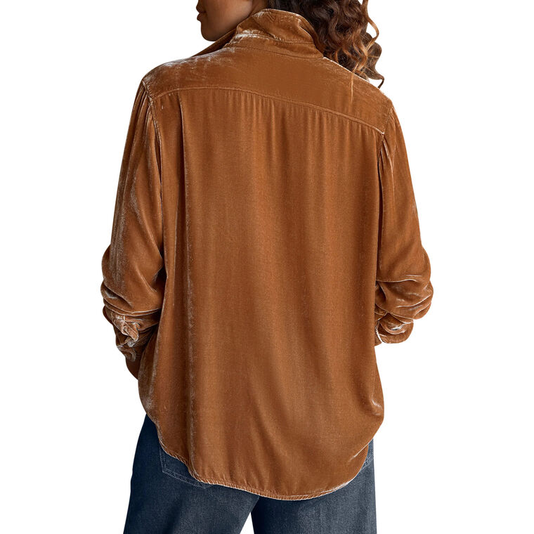 Eileen Relaxed Velvet Top image number null