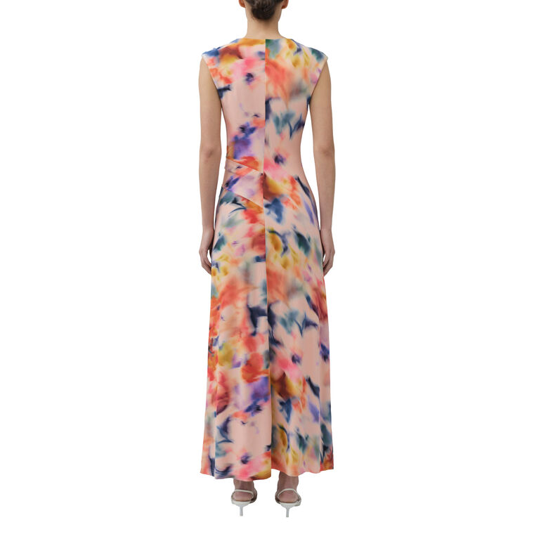 Acacia Draped Jersey Midi Dress image number null