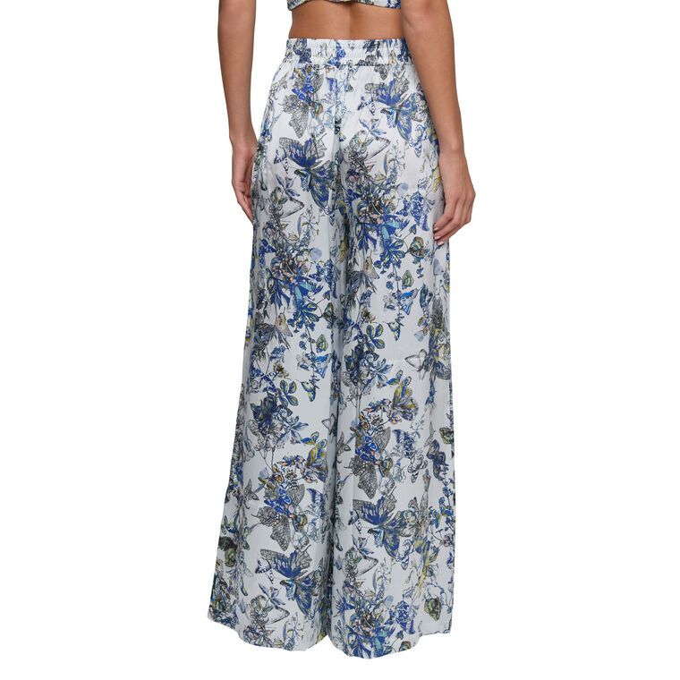 Lilian High-Rise Silk Wide-Leg Pant image number null