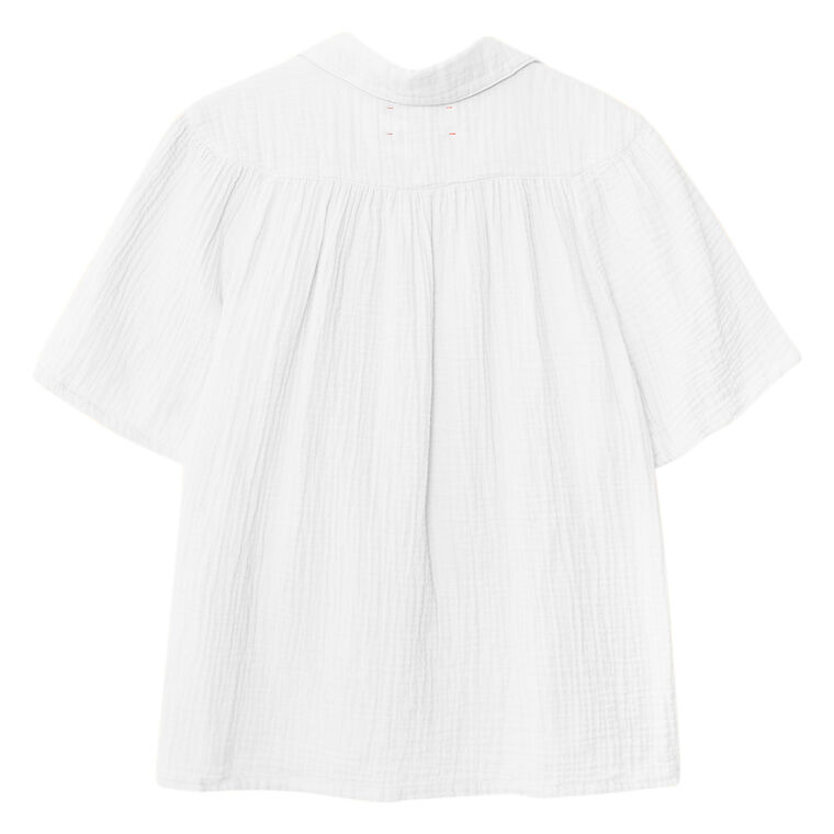 Rylee Short Sleeve Gauze Popover Top image number null