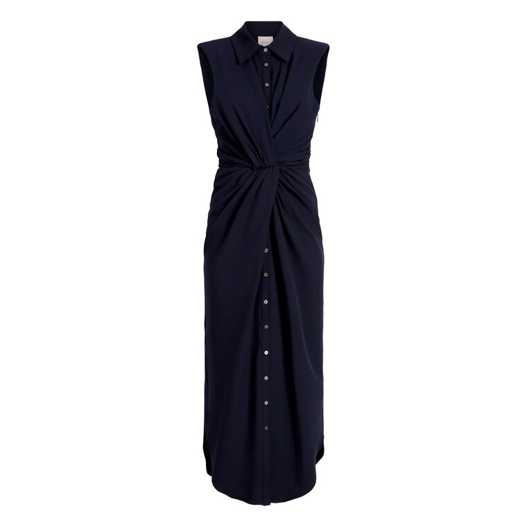 Catalina Twist Front Midi Dress image number null