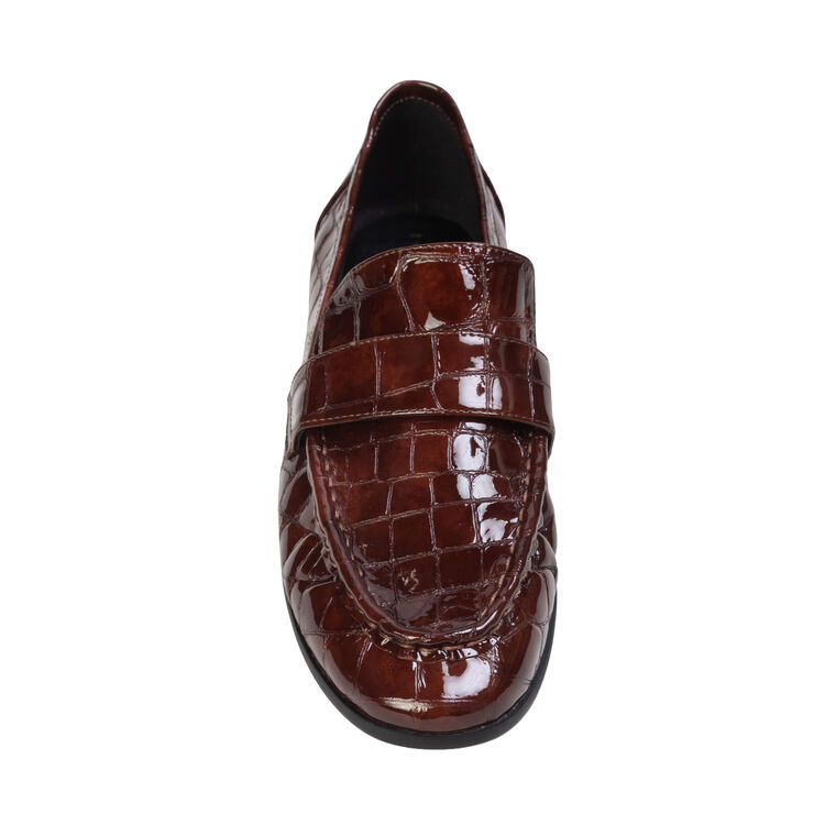 Arrow Croc-Embossed Loafer image number null