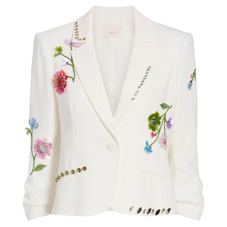 Floral Vine Le Petit Khloe Blazer image number null