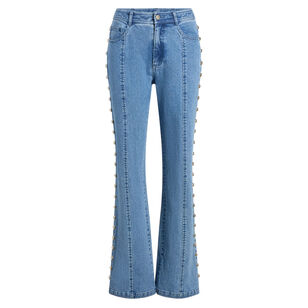 Shailene Studded Flared Jean