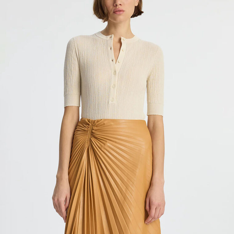 Fisher Fine Cotton Knit Top image number null