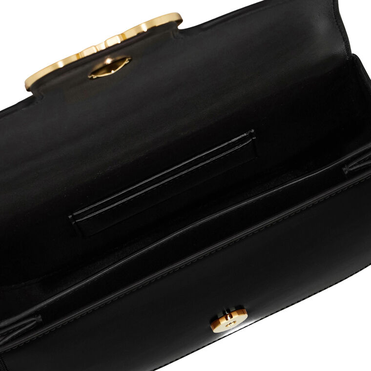 Double Gancio Smooth Leather Crossbody Bag image number null