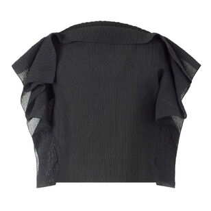 Rivera Short Sleeve Crinkled Top