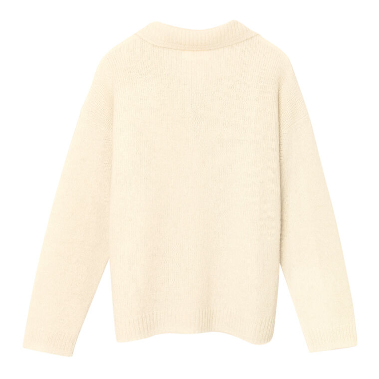 Ethan Long Sleeve Collared Sweater image number null