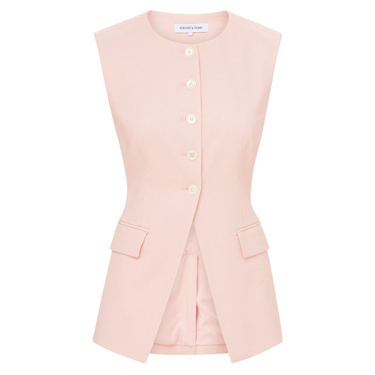Lois Linen Vest Top image number null