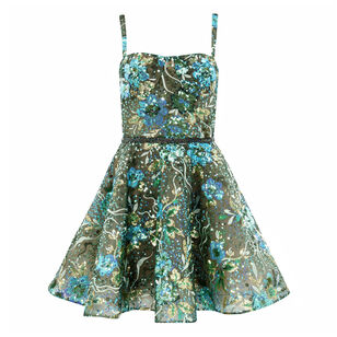 Mademoiselle Sleeveless Sequin Mini Dress