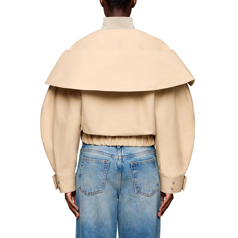 Double Cotton Bomber Jacket image number null