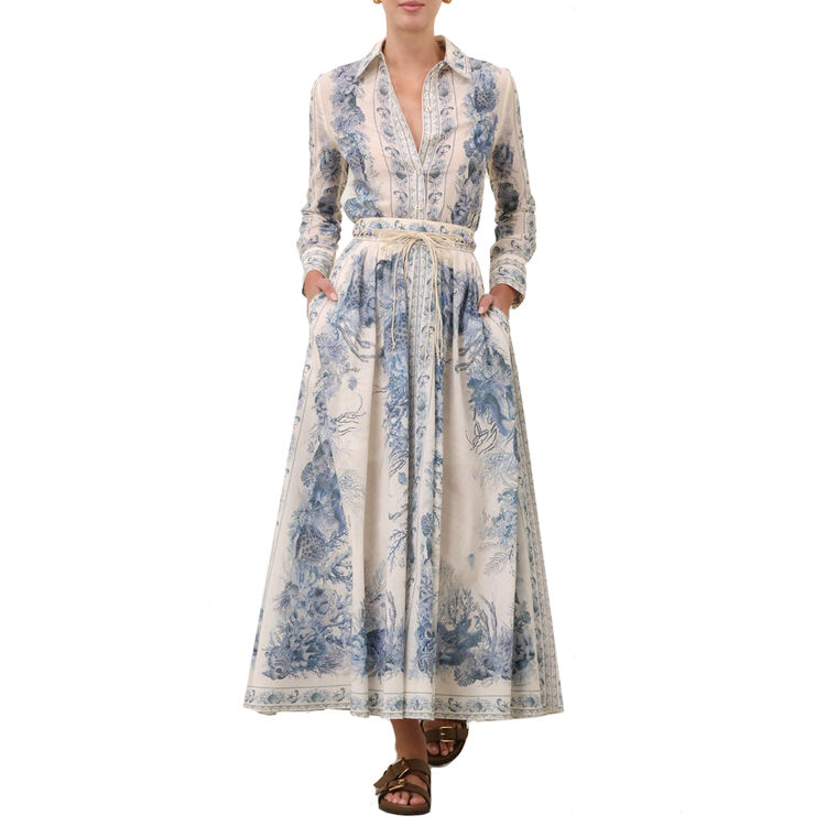 Wanderlust A-Line Maxi Skirt image number null