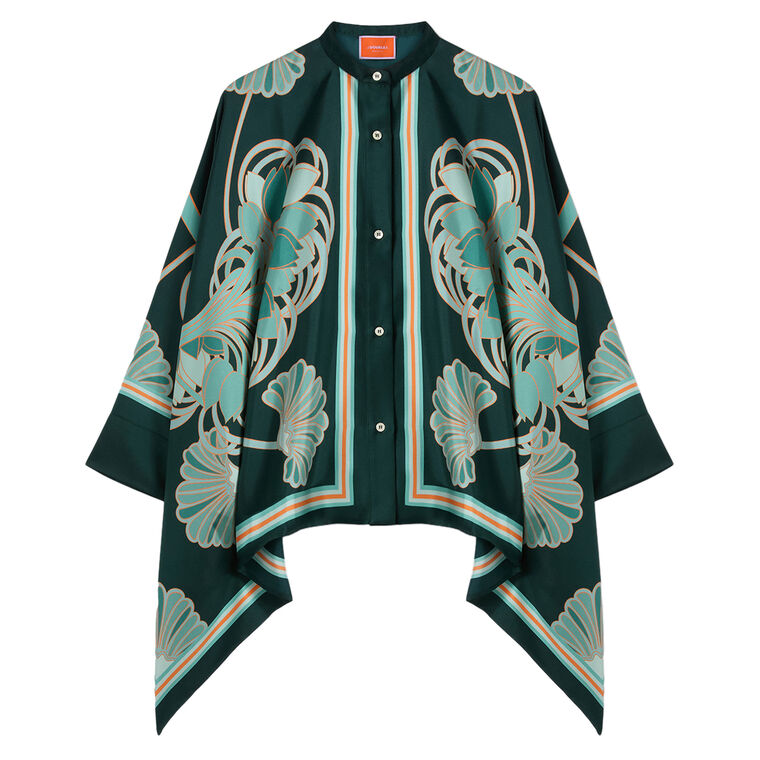 Foulard Square Silk Top image number null