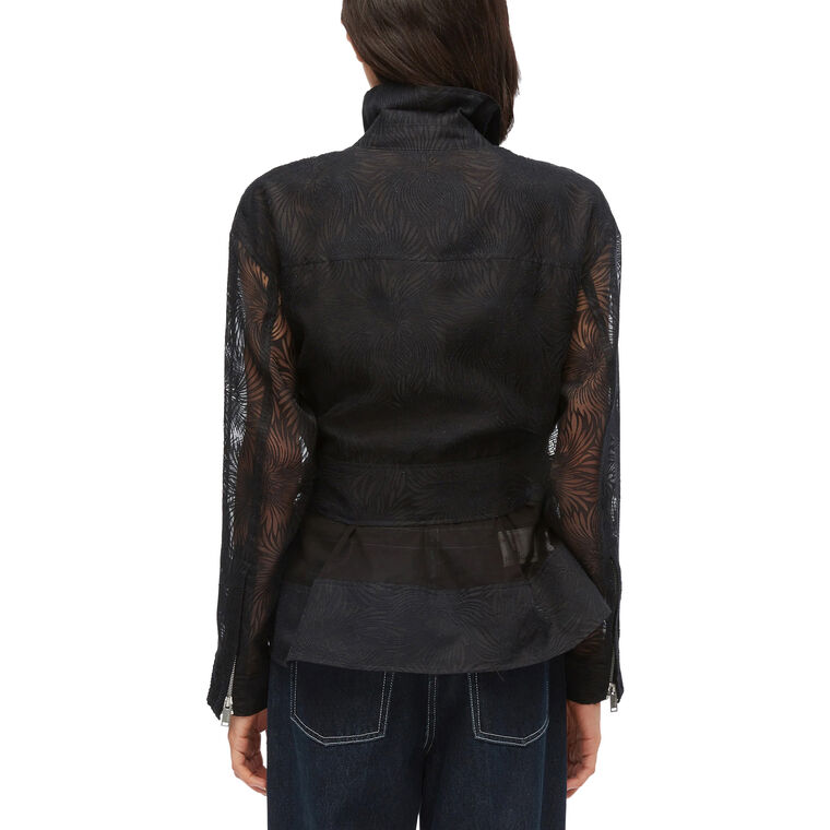 Floral Organza Doubler Layer Jacket image number null