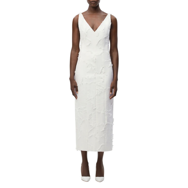 Willa Sleeveless Midi Dress In Cotton Fil Coupe image number null