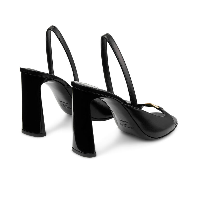 Lev 95mm Block Heel Slingback image number null