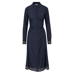 Lex Polka Dot Midi Shirtdress