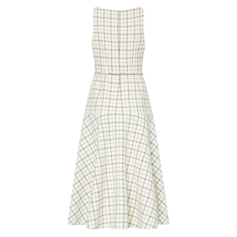 Mira Sleeveless Plaid Midi Dress image number null