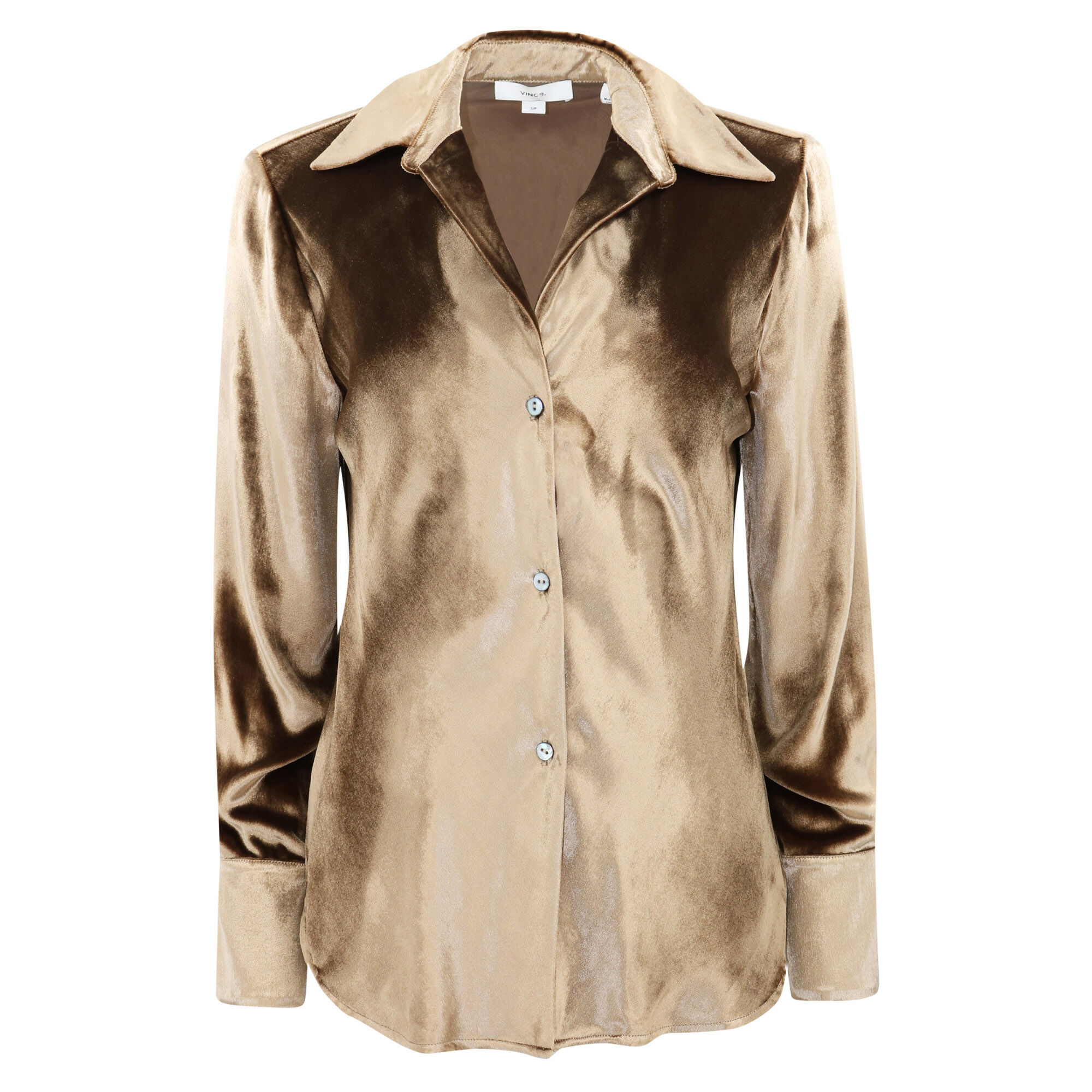 Velvet Bias Long Sleeve Shirt