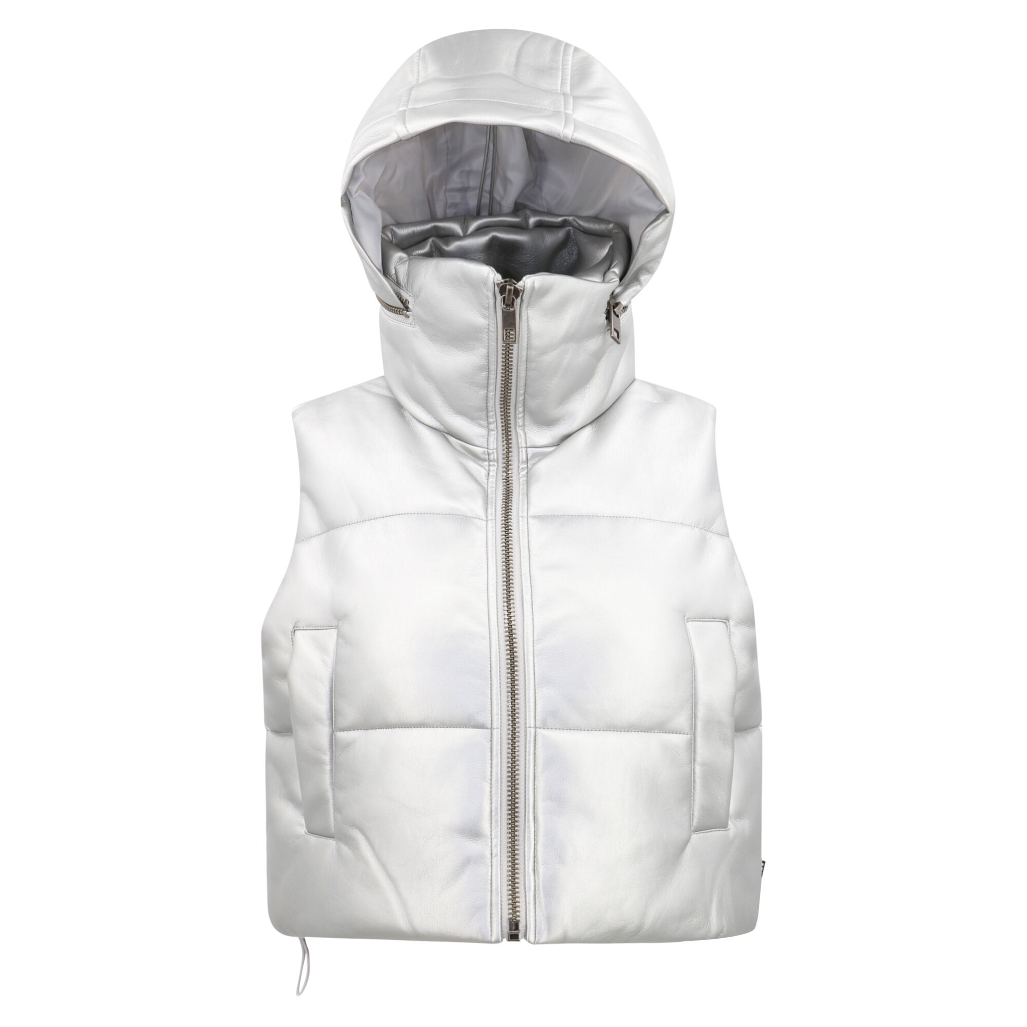 Shaun Metallic Puffer Vest