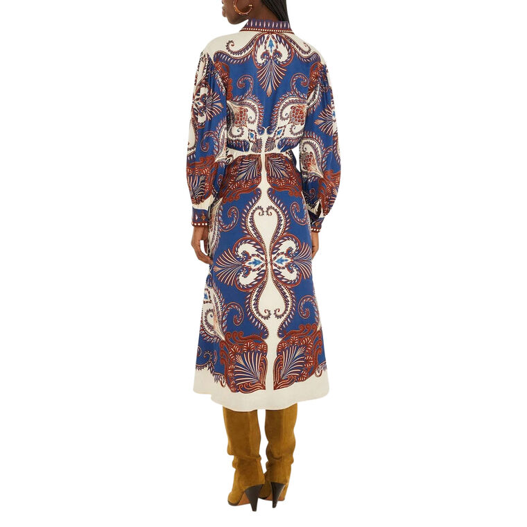 Arabesque Scarf Midi Dress image number null