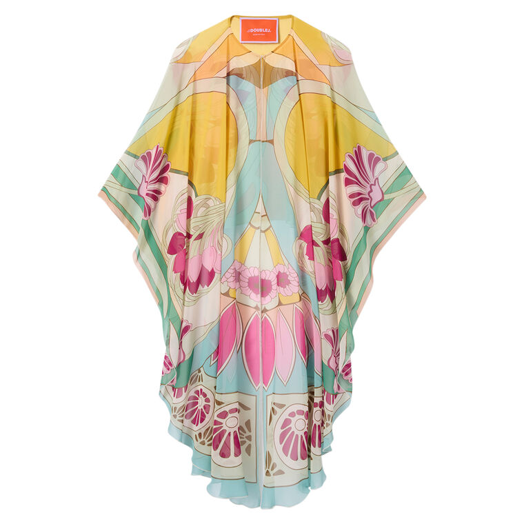 Maria Placee Silk Cape image number null