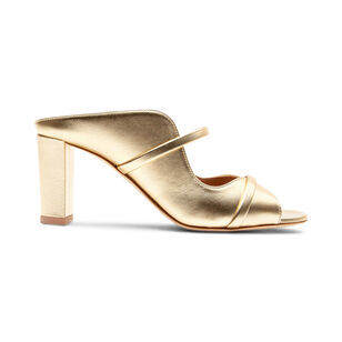 Norah 70mm Metallic Nappa Mule