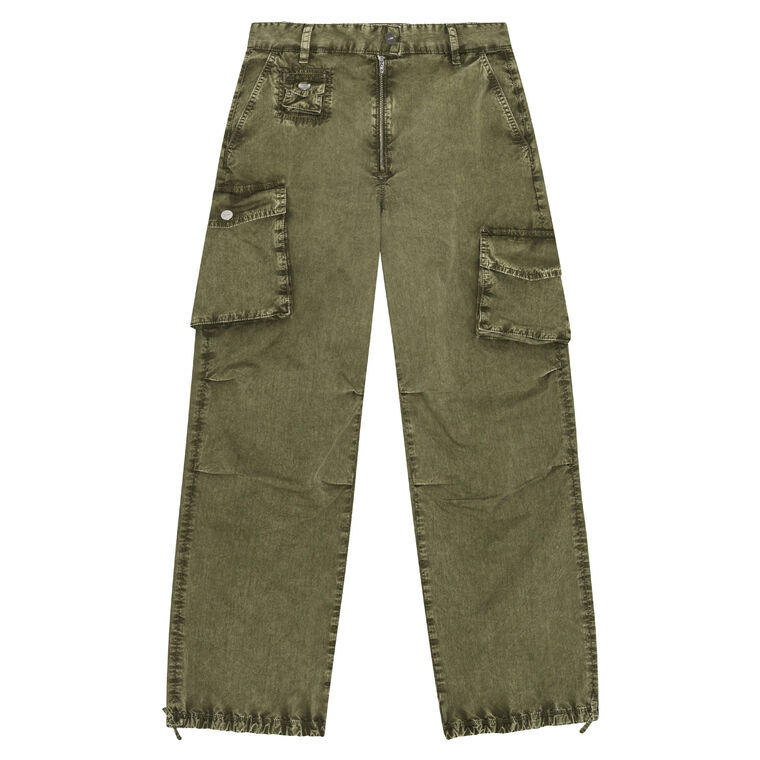 Washed Cotton Twill Cargo Pant image number null